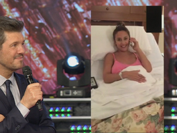 Lourdes Sánchez, feliz por la llegada de Valentín. Lourdes Sánchez, feliz por la llegada de Valentín.