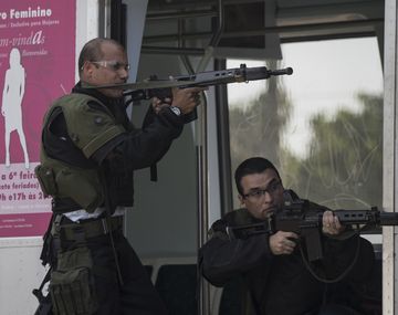 Así simularon un atentado terrorista en Río de Janeiro