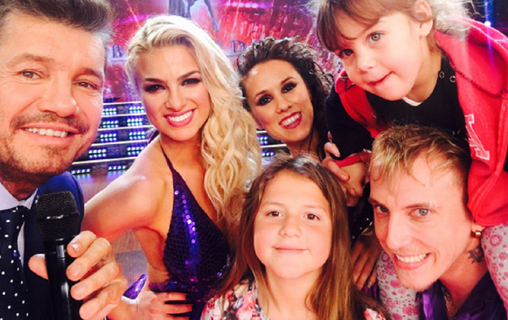La hija del Polaco derritió de ternura la pantalla chica al saludar a Tinelli