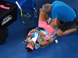 El español estaba dos sets a uno pero su cuerpo comenzó a pasarle factura