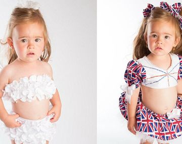 Gastó U$S 30 mil para que su beba sea una reina