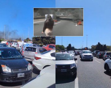 Caos en la Autopista Riccheri por una protesta de vecinos