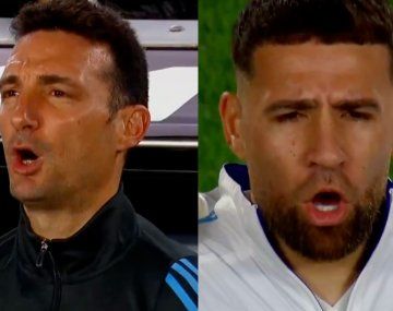 Así fue el Himno Nacional Argentino en la previa al partido ante Brasil