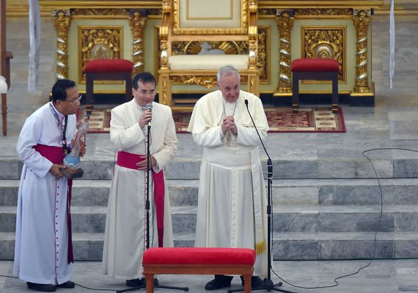 Las imágenes del papa Francisco en Filipinas