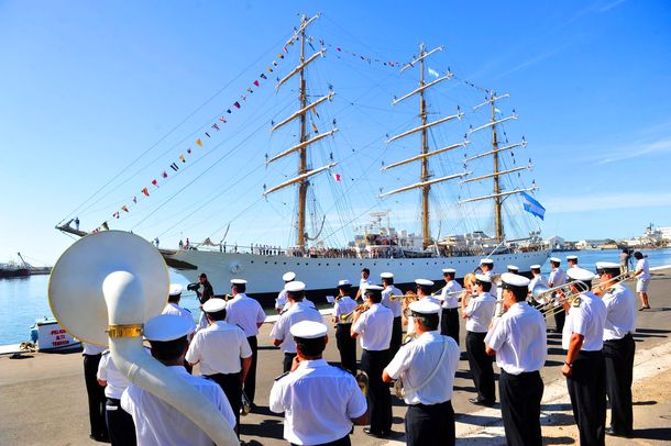 Alistaron a unos 50 marinos para la Fragata Libertad
