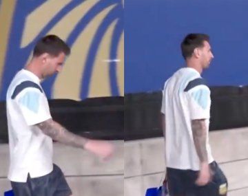 Así se fue Lionel Messi del estadio tras la final del Mundial 2026