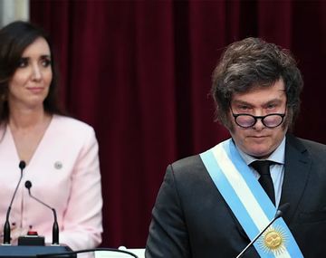 Victoria Villarruel y Javier Milei: enfrentados.