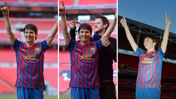presentaron en barcelona la estatua de cera de lionel messi presentaron en barcelona la estatua de cera de lionel messi