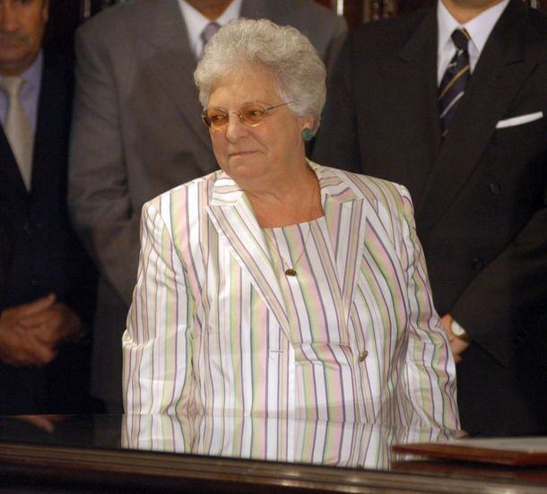 La jueza Argibay se recupera de su operación