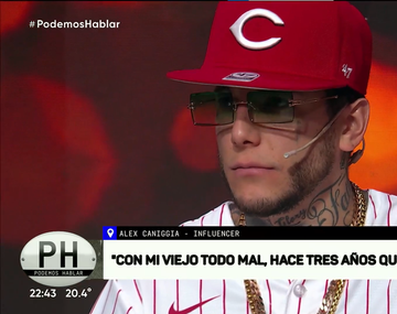 Alex Caniggia en Podemos Hablar: No está en mis planes reencontrarme