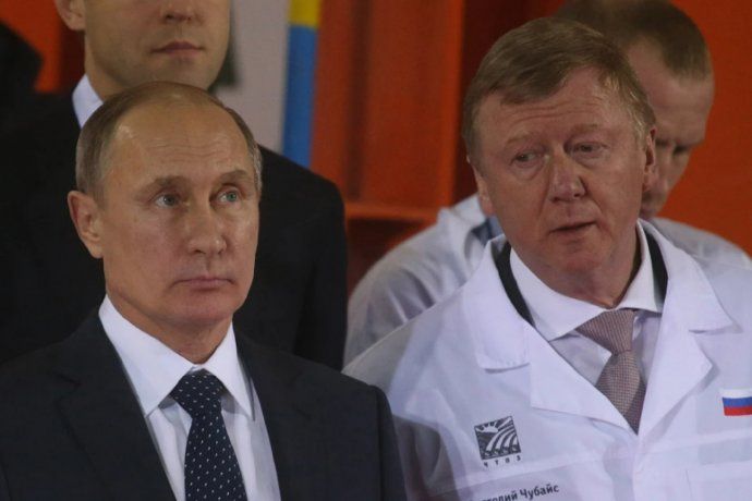 Vladimir Putin y Anatoli Chubais