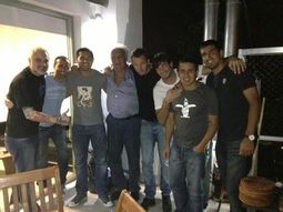 riquelme y basile vieron juntos a la seleccion riquelme y basile vieron juntos a la seleccion