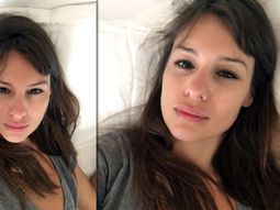 Pampita, desde la cama