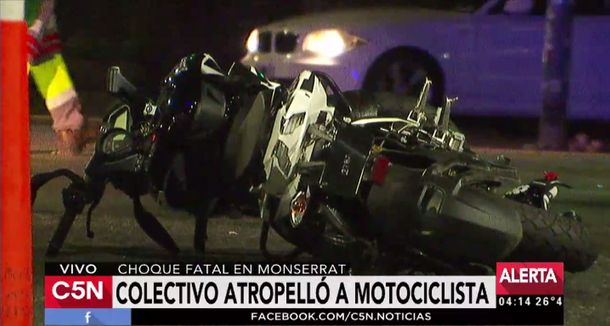 Accidente en Paseo Colón y Belgrano