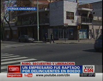 Boedo: raptan a un hombre