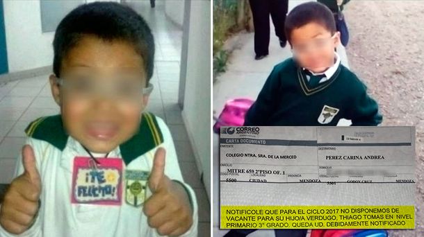 Su papá murió en enero en un hecho delictivo y hoy él sufre las consecuencias del trauma