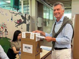 Fiscal de la mesa donde votó Macri reveló qué había en la bolsa con facturas