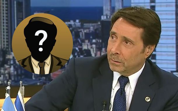 Eduardo Feinmann y su candidato para el PRO.