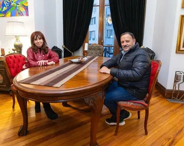 Cristina recibió al riojano Ricardo Quintela.