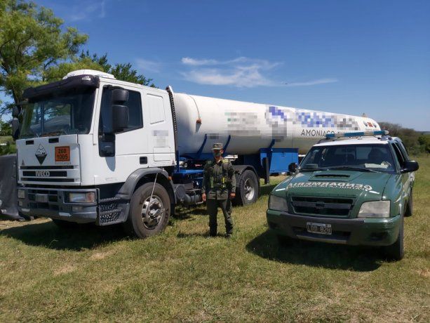 Entre Ríos: secuestraron 15 toneladas de amoníaco industrial