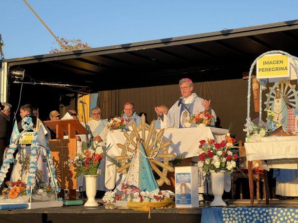 La Iglesia se refirió a la pobreza y la inflación en la misa de la Peregrinación a Luján