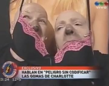 Las lolas de Charlotte Caniggia cobraron vida en Sin Codificar