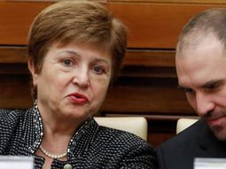Kristalina Georgieva y Martín Guzmán