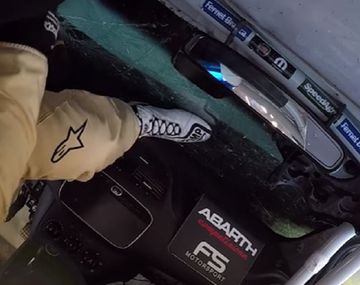 El dramático intento de Luis Castelli por salir de su auto tras un terrible vuelco