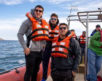 Matera, Cordero y Cubelli, luego del avistaje en la Península Valdés