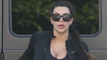 Kardashian con su look de mamita gimnasta Kardashian con su look de mamita gimnasta