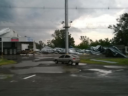 fotos: violento temporal dejo a oscuras a bragado fotos: violento temporal dejo a oscuras a bragado