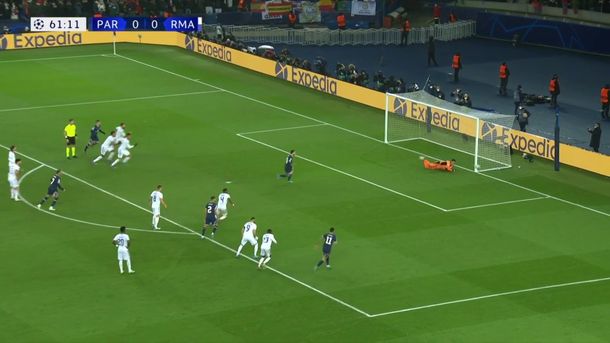 PSG - Real Madrid: Courtois le atajó un penal a Messi