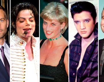 ¿Son reales? Publicaron una serie de fotos de cadáveres de famosos