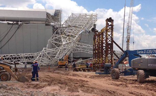 Murió otro trabajador en las obras de un estadio para el próximo Mundial