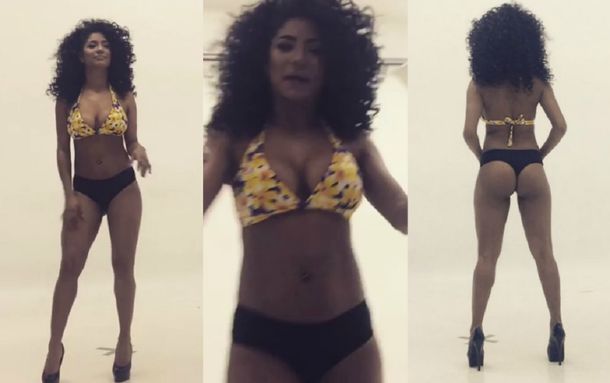 Al ritmo de Despacito, Kate Rodríguez mostró su cola y calentó las redes