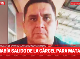 Se entregó el asesino del cementerio de San Juan