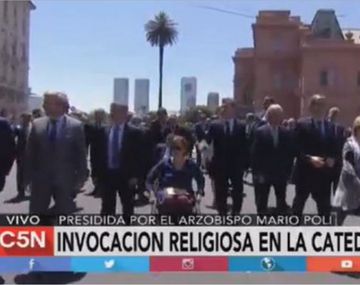 Macri prometió ser instrumento de paz social