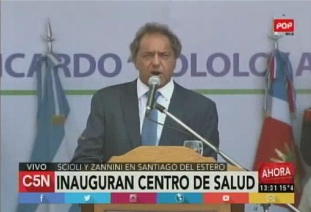 Scioli a Macri: Yo propongo llevar adelante la agenda del papa Francisco