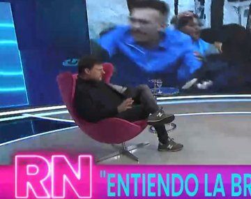 Leandro Santoro en Right Now: qué dijo de la piña a Berni