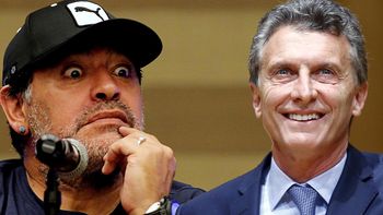 Maradona deseó que Macri corte el pan dulce como presidente Maradona deseó que Macri corte el pan dulce como presidente
