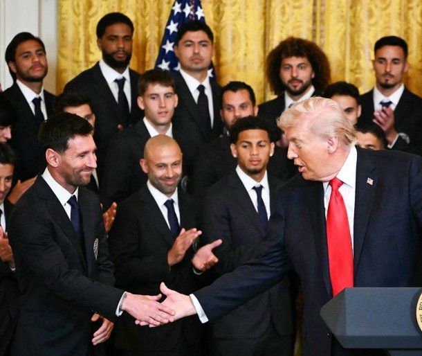 Lionel Messi se reunió con Donald Trump en la Casa Blanca
