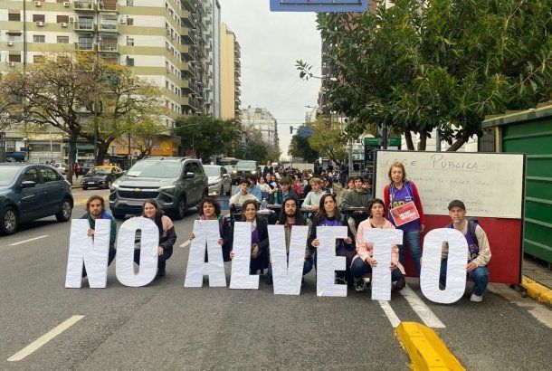 La UBA inició una semana de lucha por el veto a la Ley de Financiamiento Universitario