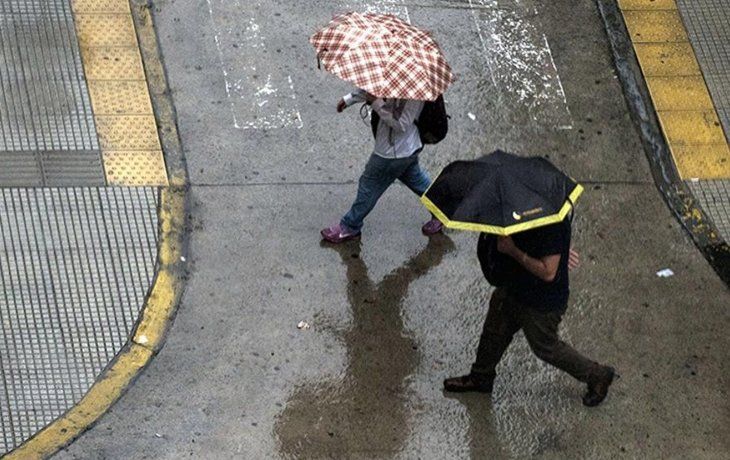 Se esperan lluvias en la zona del AMBA.