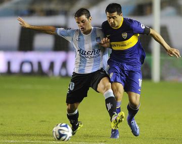 Al final Riquelme y Bianchi hablaron después del partido
