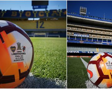 La pelota oficial del Boca - River ya está en La Bombonera