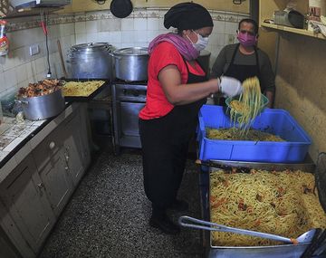Comedores de Movimiento Evita, Barrios de Pie y La Poderosa- T&eacute;lam
