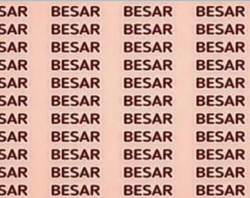 Reto viral: 97% falló en encontrar la palabra pesar