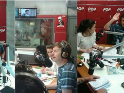 Diego Korol en Pop Radio. Diego Korol en Pop Radio.