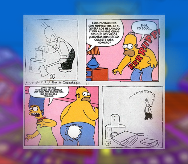 ¿Matt Groening plagió el dibujo de Homero Simpson?