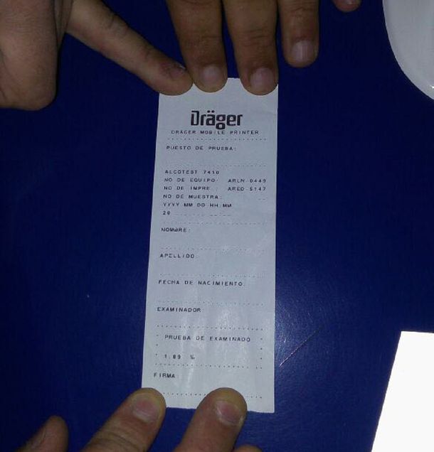 El conductor tenía cuatro veces más de alcohol en sangre que lo permitido